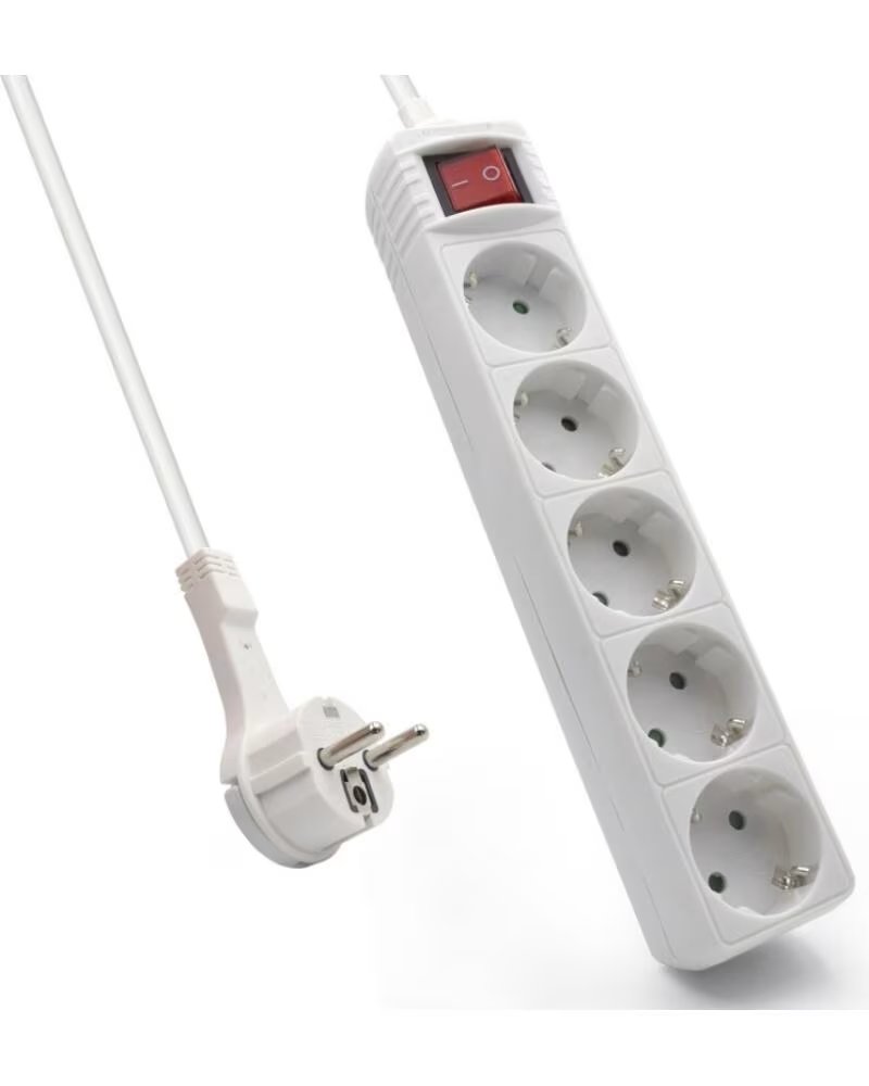 EWENT EW3955 Regleta 5 Tomas - 1 interruptor 1 5m