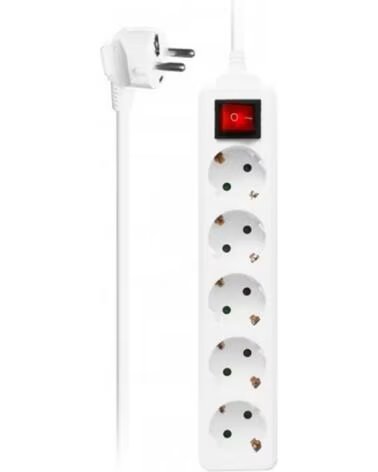 EWENT Regleta 5 tomas shucko 16a interruptor