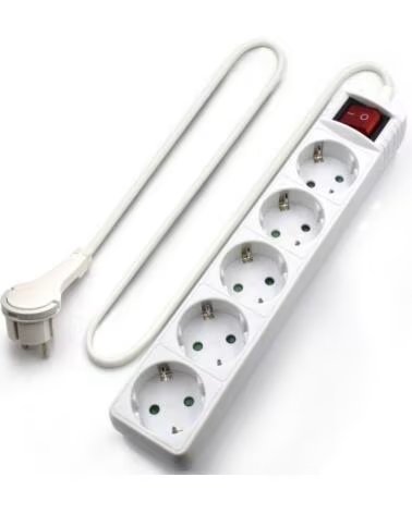 EWENT EW3955 Regleta 5 Tomas - 1 interruptor 1 5m