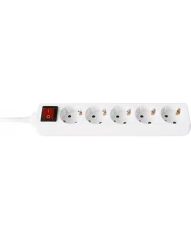 EWENT Regleta 5 tomas shucko 16a interruptor