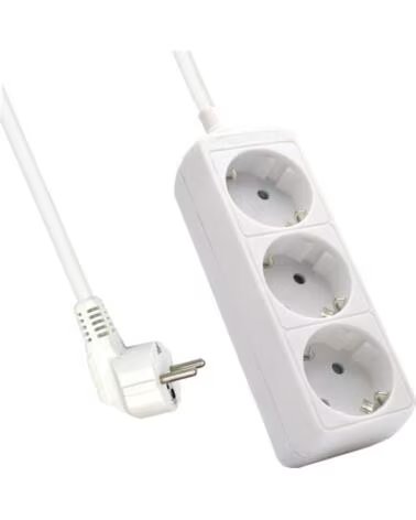 EWENT Ew3958 Regleta 3 tomas Blanco