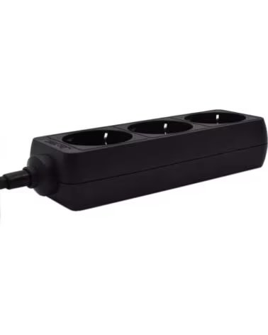 EWENT Ew3959 Regleta 3 tomas Negro
