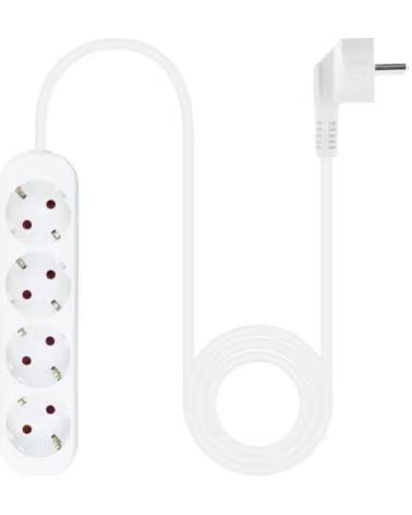 NANO CABLE Regleta Nanocable 10 37 0004-NS- 4 Tomas de Corriente- Cable 1 4m- Blanca
