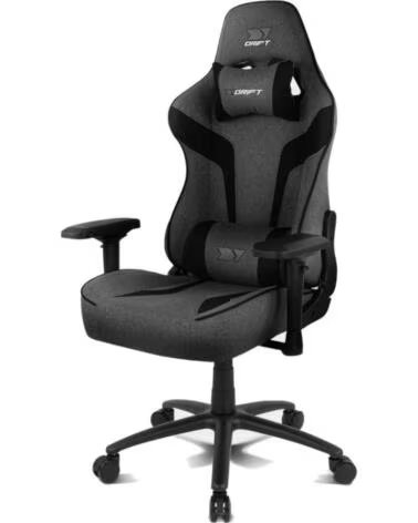 DRIFT GAMING STUHL DR90XXL STOFF GRAU-SCHWARZ