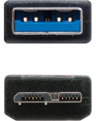 NANO CABLE Nanocable Cable USB 3 0 Tipo A-macho-MicroUsb-B 1m