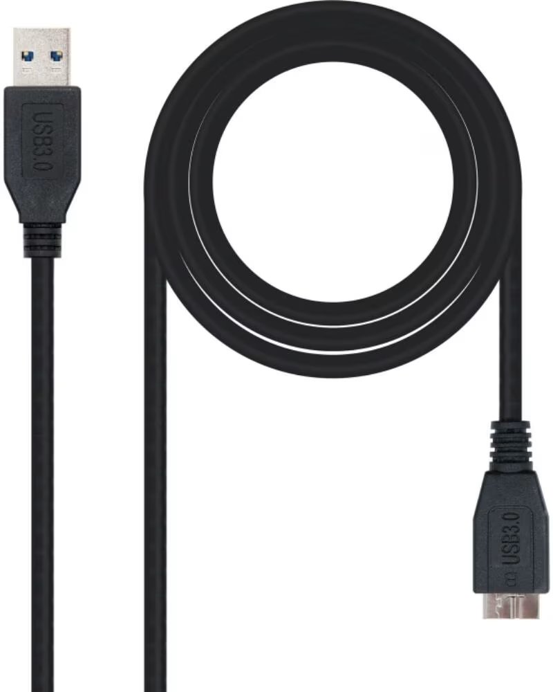 NANO CABLE Nanocable Cable USB 3 0 Tipo A-macho-MicroUsb-B 1m