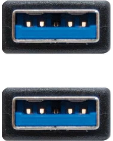 NANO CABLE Cable usb 3 0 tipo a nanocable 1m - macho - macho - negro