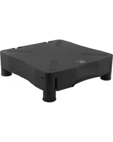 EWENT Elevador soporte monitor ew1280 con cajon negro regulable en altura