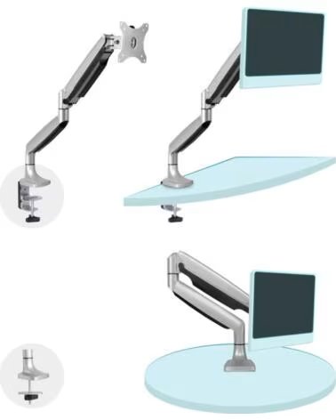 TOOQ Soporte mesa incli-gira 1 brazo 13 a 32