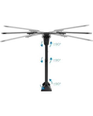 TOOQ LP6055TN-B Soporte TV Incl-gira 23-55 3Piv