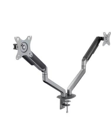 TOOQ DB4132TNR-G Soporte mesa 2 monitor-tv 17-32