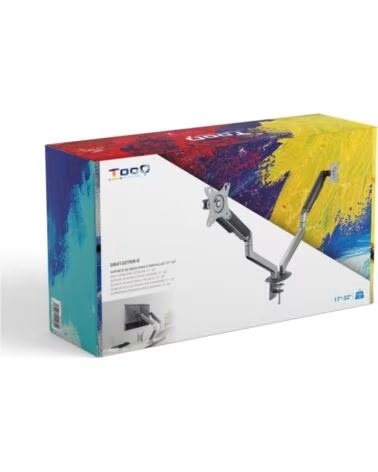 TOOQ DB4132TNR-G Soporte mesa 2 monitor-tv 17-32