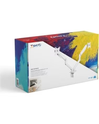 TOOQ DB4132TNR-W Soport mesa 2 monitor-tv 17-32 B
