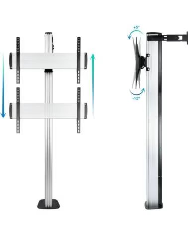 TOOQ FS2270M-B Soporte suelo fijo 37-70