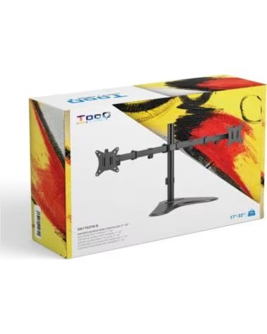TOOQ Soporte mesa DB1702TN-B 2 brazos 17-32