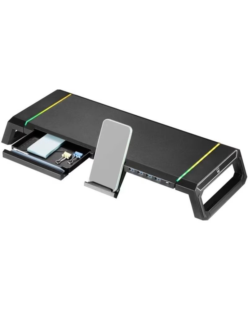 EWENT Elevador monitor Rgb con hub usb 3 0