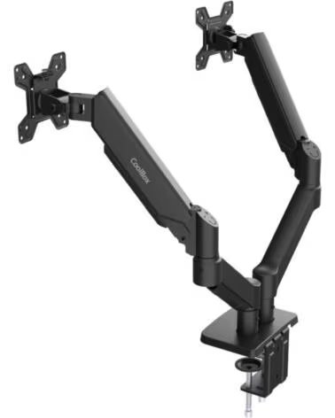 COOLBOX Soporte dos Monitores Brazo Neumatico