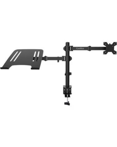 COOLBOX Soporte MonitorPortatil Monobrazo Acero