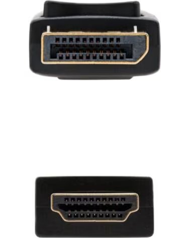 NANO CABLE Cable displayport a hdmi nanocable 2m - macho - macho
