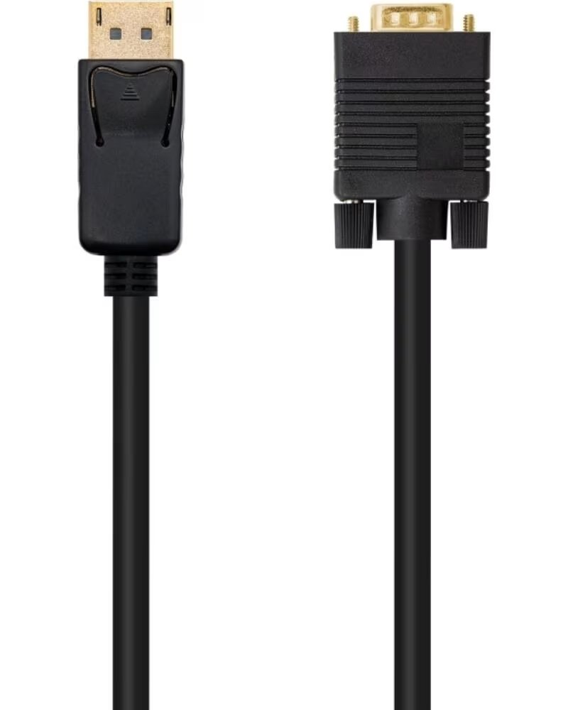 NANO CABLE Nanocable Cable Conversor DP a VGA negro 2 M
