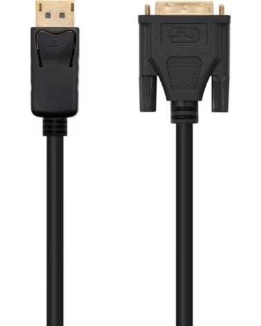 NANO CABLE Nanocable Cable Conversor DP a DVI 2 M Negro