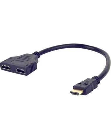 GEMBIRD Cable Adaptador HDMIM a 2xHDMIH 0 2Mts