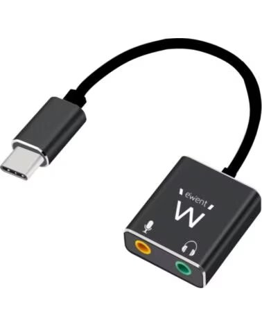 EWENT Cable adaptador de audio USB tipo C- Jack