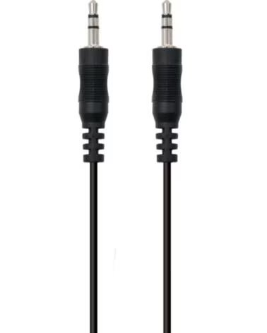 EWENT Cable audio jack 3 5 macho macho 1 5 metros negro