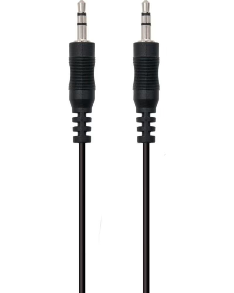 EWENT Cable audio jack 3 5 macho macho 1 5 metros negro