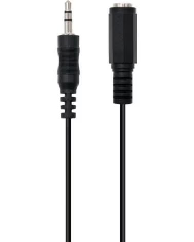 EWENT Cable Audio Estereo 3 5mm-M y 3 5mm-H - 10mt