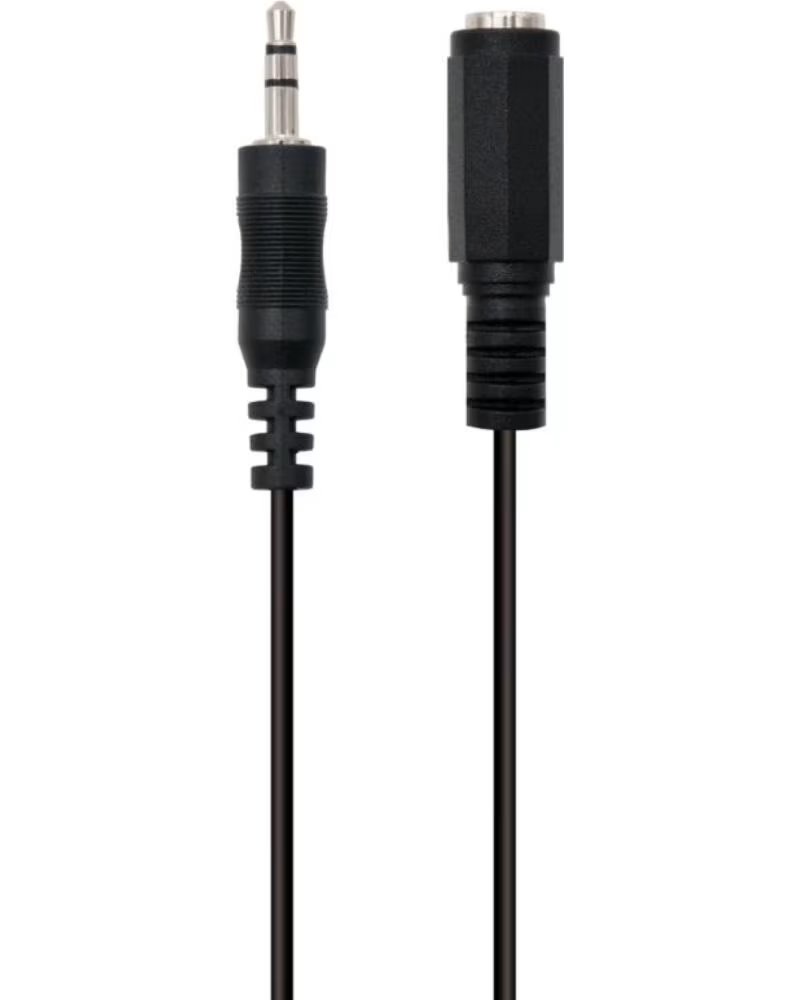 EWENT Cable Audio Estereo 3 5mm-M y 3 5mm-H - 10mt
