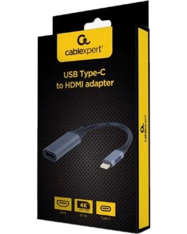 GEMBIRD Adaptador USB Type-C a HDMI Gris