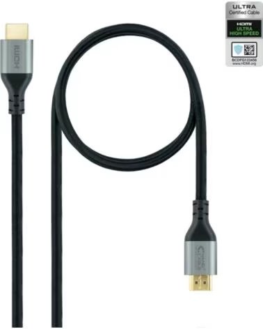 NANO CABLE Cable hdmi 2 1 nanocable 1m - macho - macho - negro
