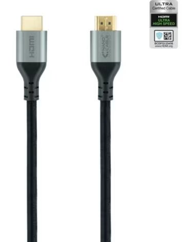 NANO CABLE Cable hdmi 2 1 nanocable 1m - macho - macho - negro