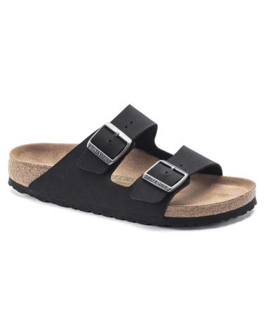 Sandálias de Mulher BIRKENSTOCK ARIZONA EARTHY VEGANA BIRK-FLOR NEGRA NEGRO