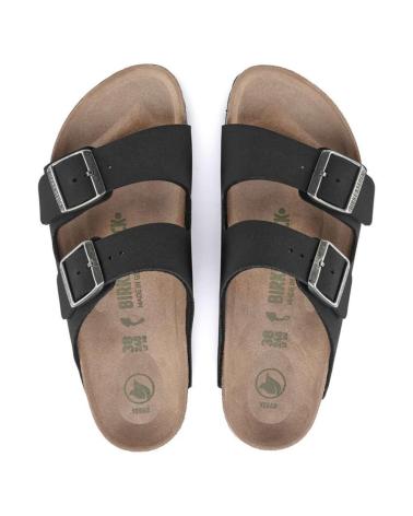 Sandálias de Mulher BIRKENSTOCK ARIZONA EARTHY VEGANA BIRK-FLOR NEGRA NEGRO