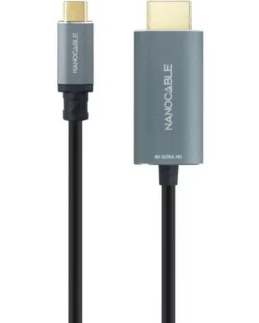 NANO CABLE Nanocable Conversor USB-C a HDMI 2 1 8K60HZ 1 8m