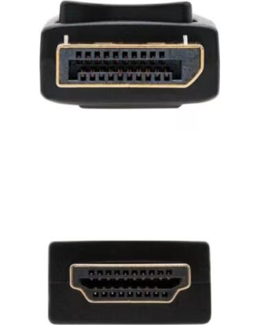 NANO CABLE Nanocable Cable Conversor DP a HDMI Negro 10m