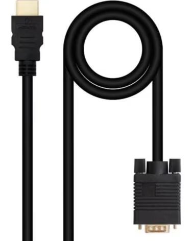 NANO CABLE Nanocable Conversor HDMI a VGA M-M 1 8 m Negro