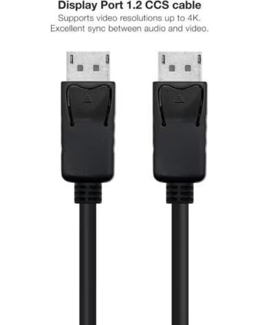 NANO CABLE Nanocable Cable Displayport 1 2 CCS DP-M-DP-M 1 0m