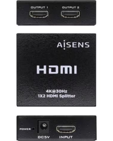 AISENS Cable HDMI Duplicador 4K30HZ 1×2
