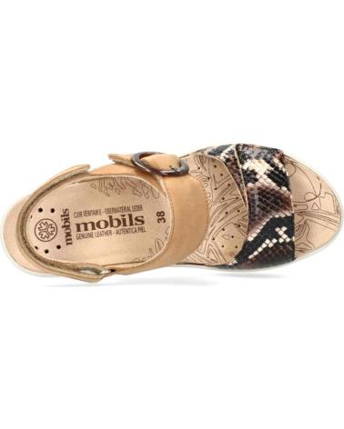 Sandales pour Femme MEPHISTO PHELICIA BOA-D BROWN CAMEL