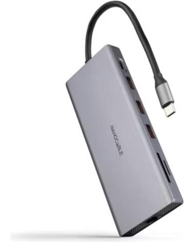 NANO CABLE Nanocable Hub 12en1 USB-A-CHDMIDPRJ45TFSDAU