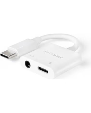 NANO CABLE Nanocable Adaptador USB-C a JackUSB-C-H PD 60W
