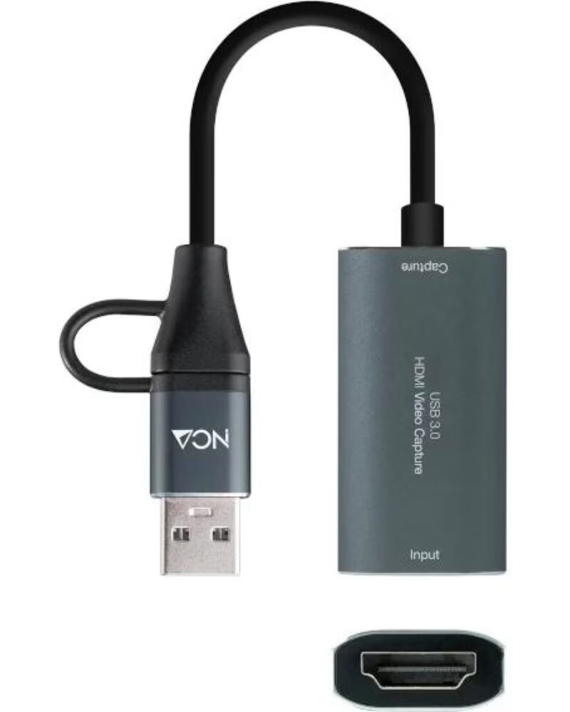 NANO CABLE Capturadora de Video Externa Nanocable 10 15 0001- USB Tipo-C - USB 3 0