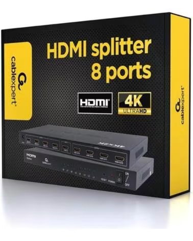 GEMBIRD Divisor HDMI de 8 puertos Admite video 3D