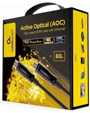 GEMBIRD Cable AOC HDMI Alta Velocidad Premium 80 m