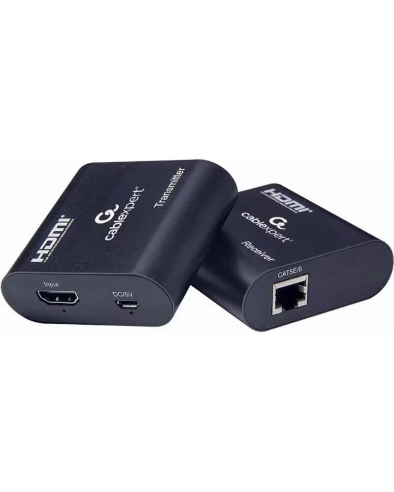 GEMBIRD Extensor HDMI 60 m por cable LAN CAT6
