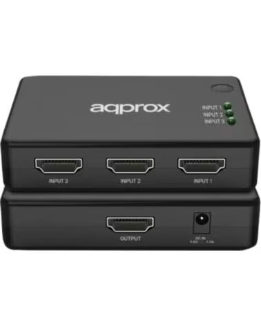 APPROX HDMI Switch 4K HDMI 3 Puertos 4K-30HZ