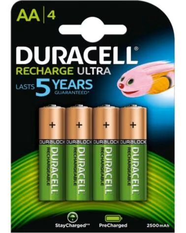 DURACELL Pila Recargable HR6 AA 2500mAh Blister4
